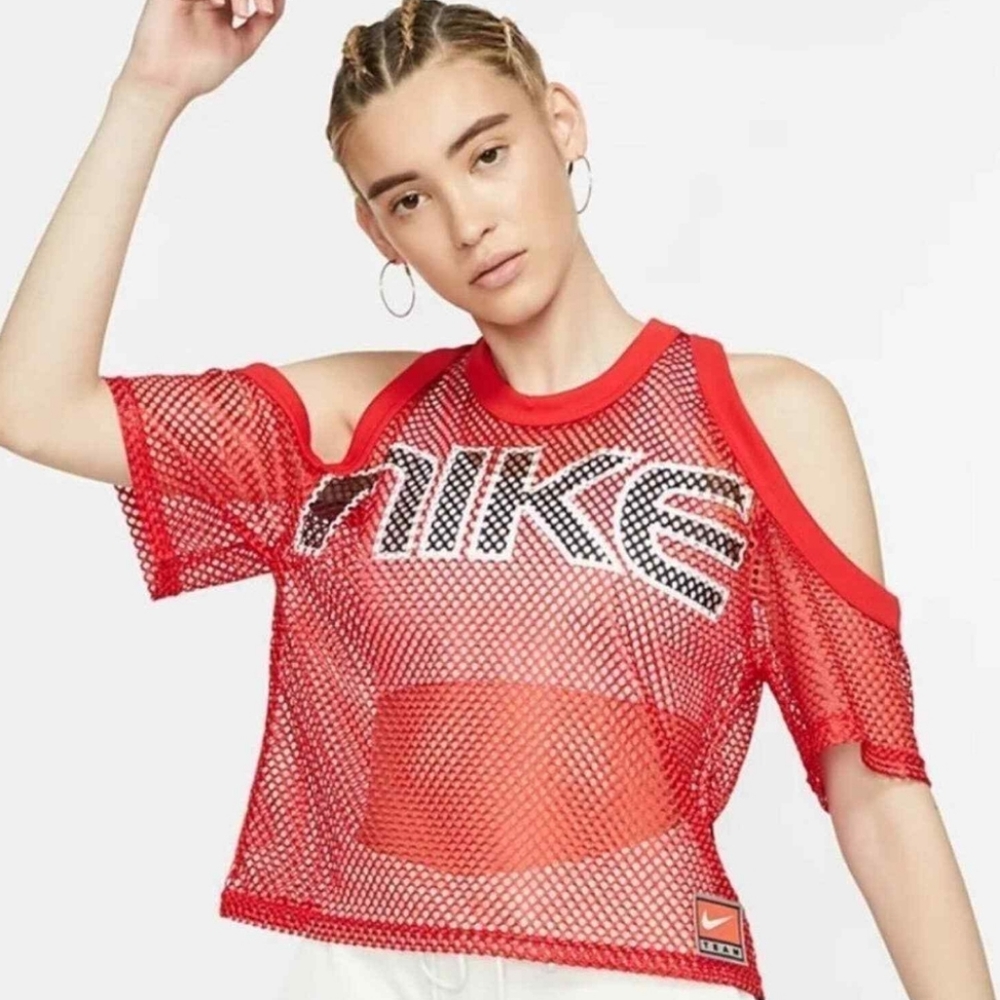 Nike Cold Shoulder Top